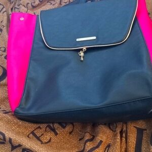 Stylish Black and Pink Women's Bag